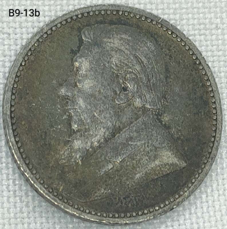 1896 ZAR sixpence - .925 coin