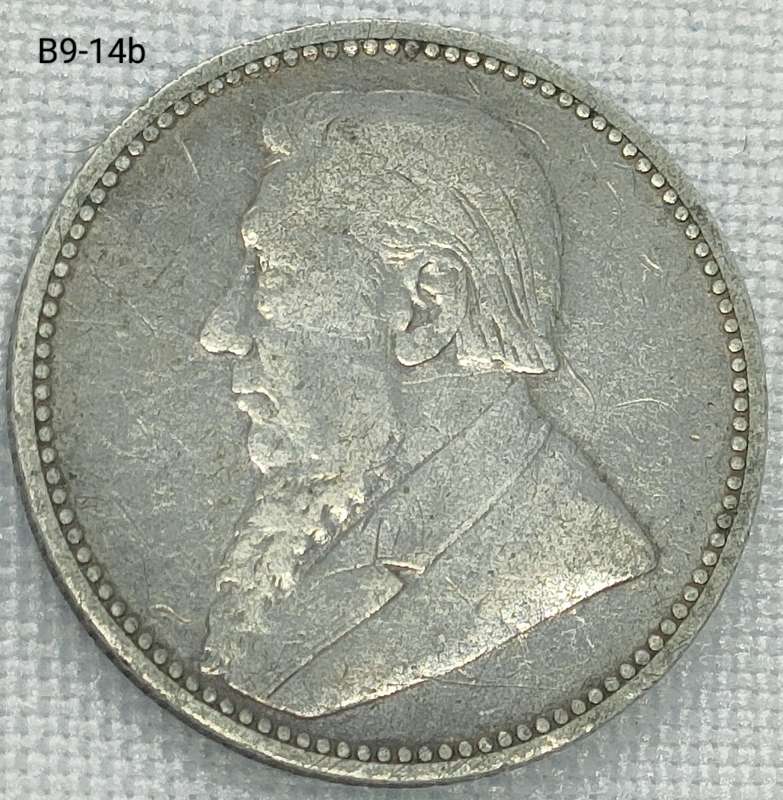 1896 ZAR sixpence - .925 coin
