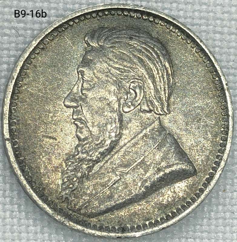 1896 ZAR threepence - .925 coin