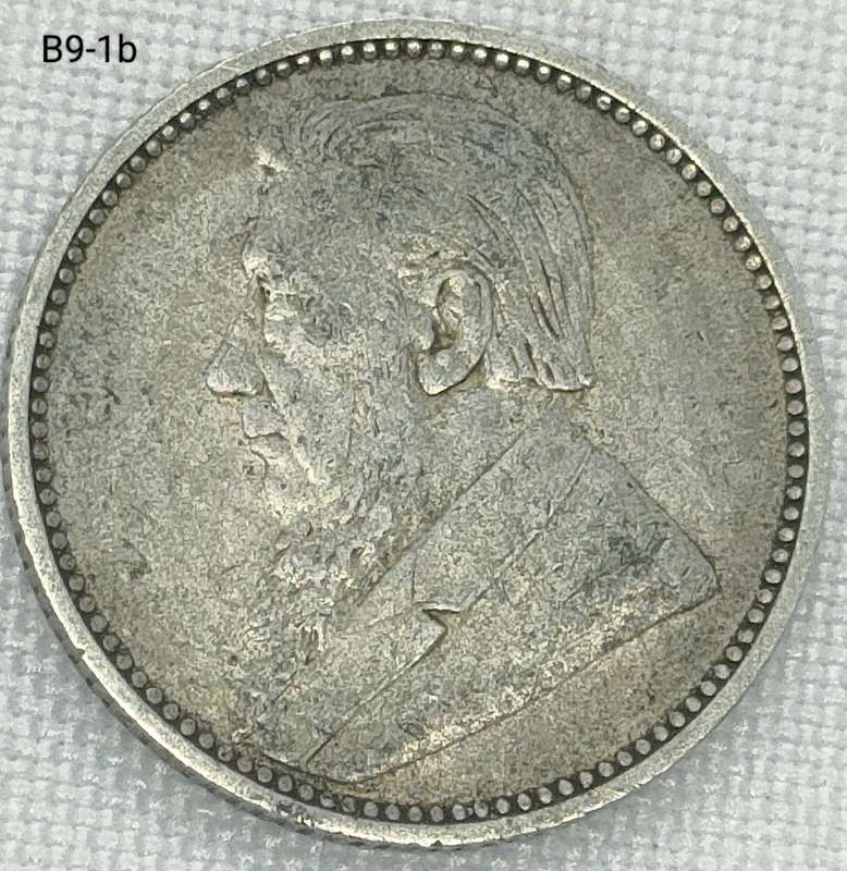 1896 ZAR sixpence - .925 coin
