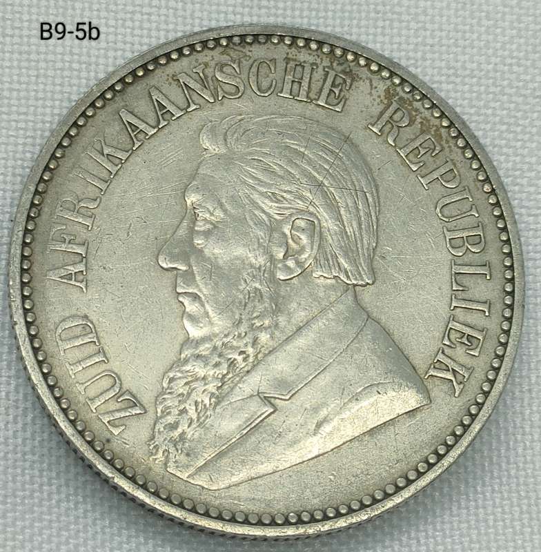 1897 ZAR 2 1/2 shillings - .925 coin