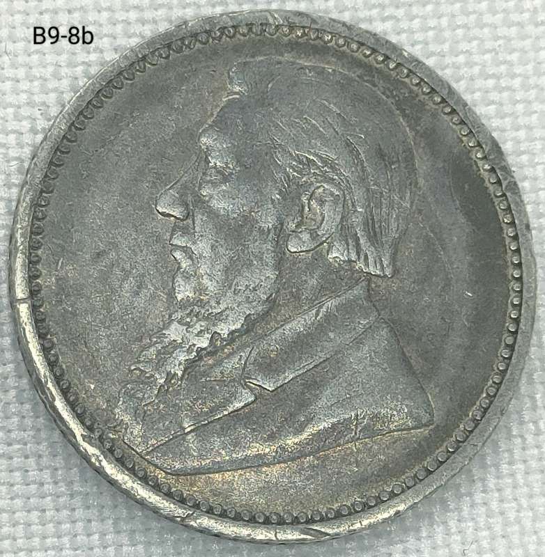 1894 ZAR sixpence - .925 coin