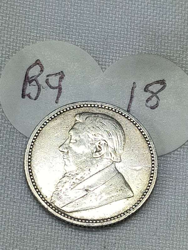 ZAR 6D (Sixpence): 1892: Scarce and valuable coins