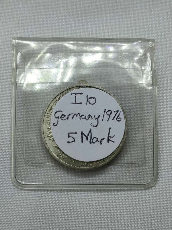 Bundesrepublik Deutschland 1976:  5 Mark (.625):