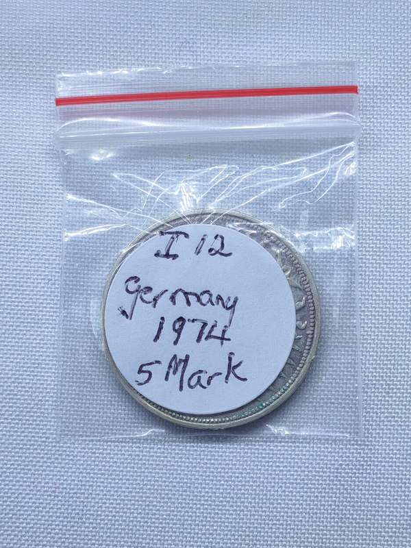 Bundesrepublik Deutschland 1974:  5 Mark (.625):