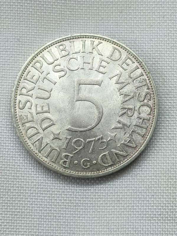 Bundesrepublik Deutschland 1973: 5 Mark (.625):
