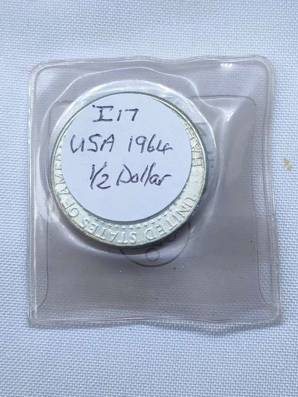 USA 1964: Kennedy Half Dollar (.900): Authorized by Congress following the JFK assassination