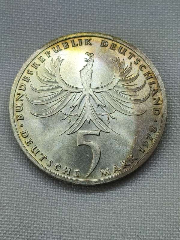 Bundesrepublik Deutschland 1978: 5 Mark (.625):