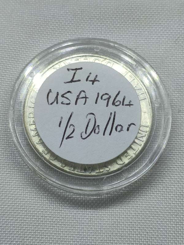 1964 USA Kennedy Half Dollar (.900): Authorized by Congress following JFK assassination