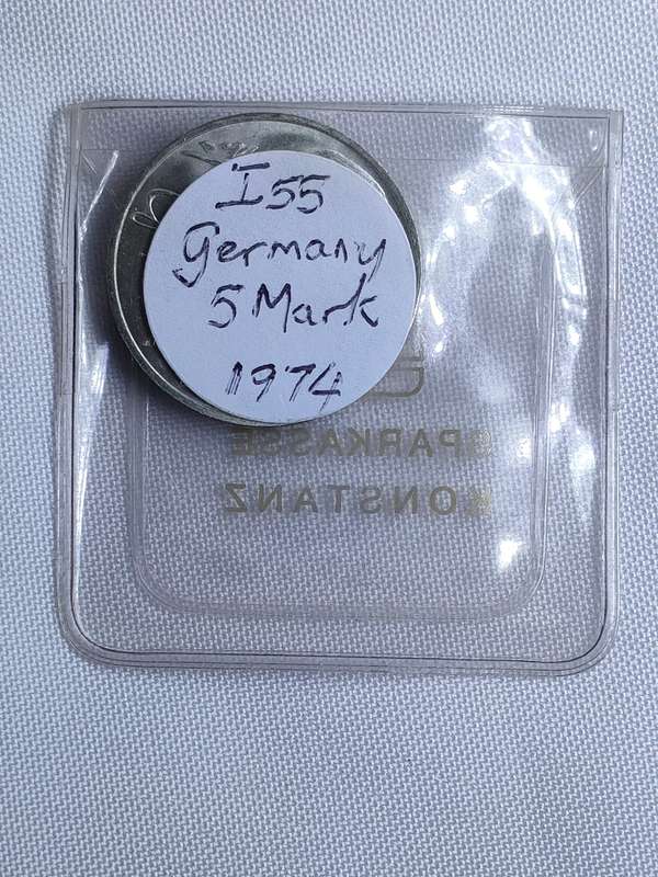 Bundesrepublik Deutschland 1974: 5 Mark (.625): Immanuel Kant Non-circulating coin