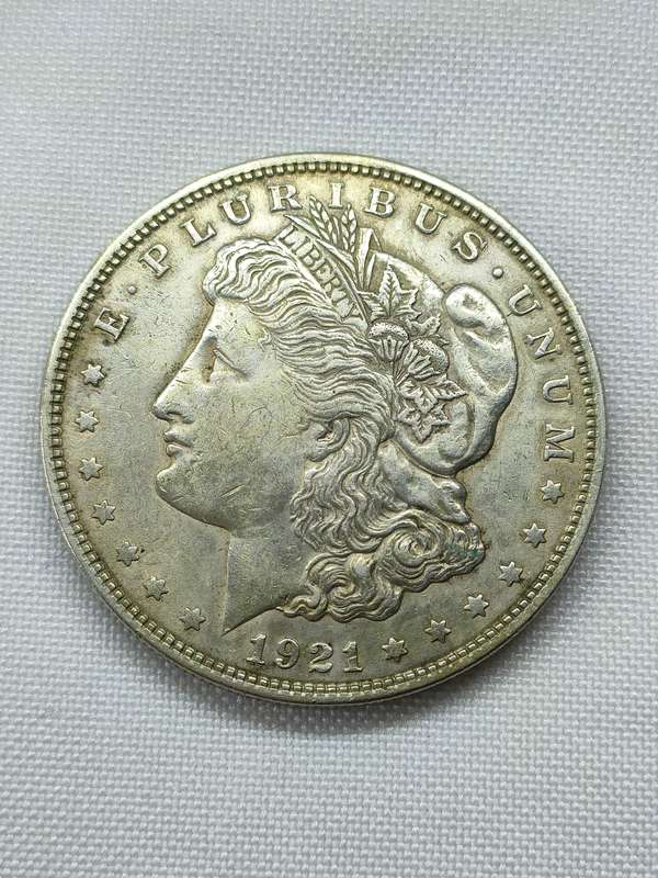 1921 USA Morgan Dollar (.900): Sought after coin, particularly in South Africa