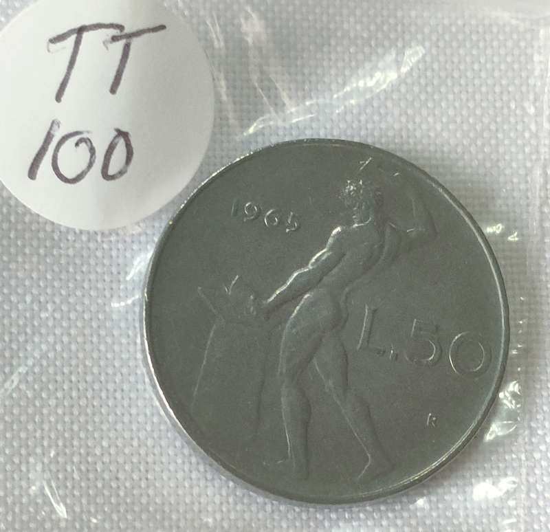 1965 Italia 50 Lire: Good condition