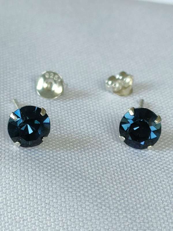 New Sterling Silver Austrian Crystal earrings: