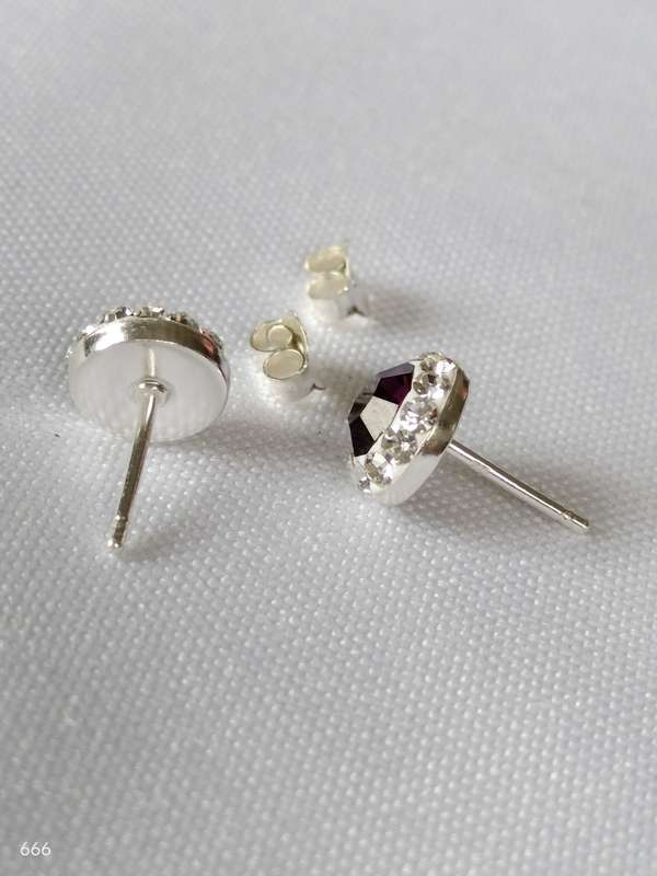 New Sterling Silver Austrian Crystal earrings: Gorgeous design
