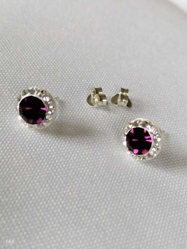New Sterling Silver Austrian Crystal earrings: Gorgeous design
