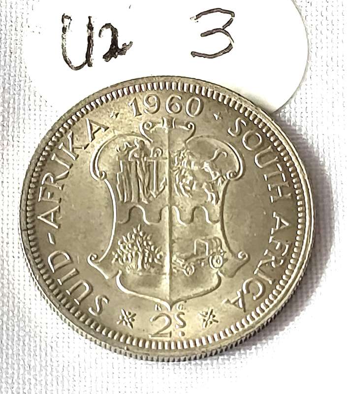 Union of SA: 1960: 2 Shillings (Florin):