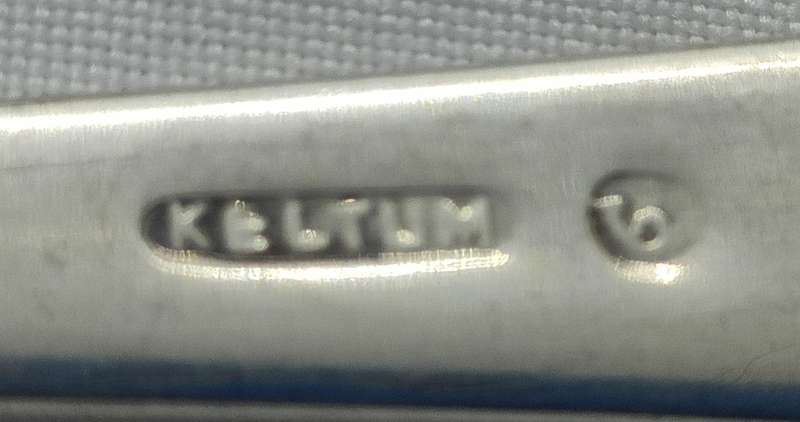 6 Hallmarked Keltum silverplated full size spoons - 3 of 3