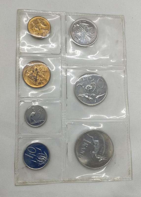 1986 RSA UNC coin set in SA Mint pack
