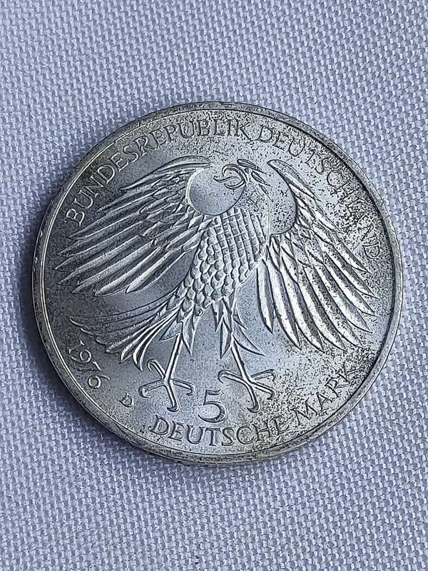 Bundesrepublik Deutschland 1976: 5 Mark (.625):