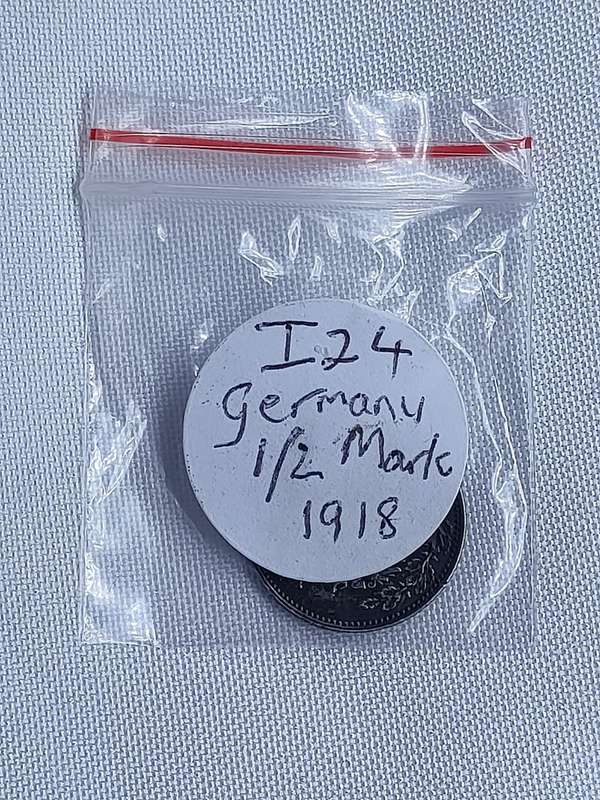 Deutsches Reich 1918: 1/2 Mark (.900): Very rare
