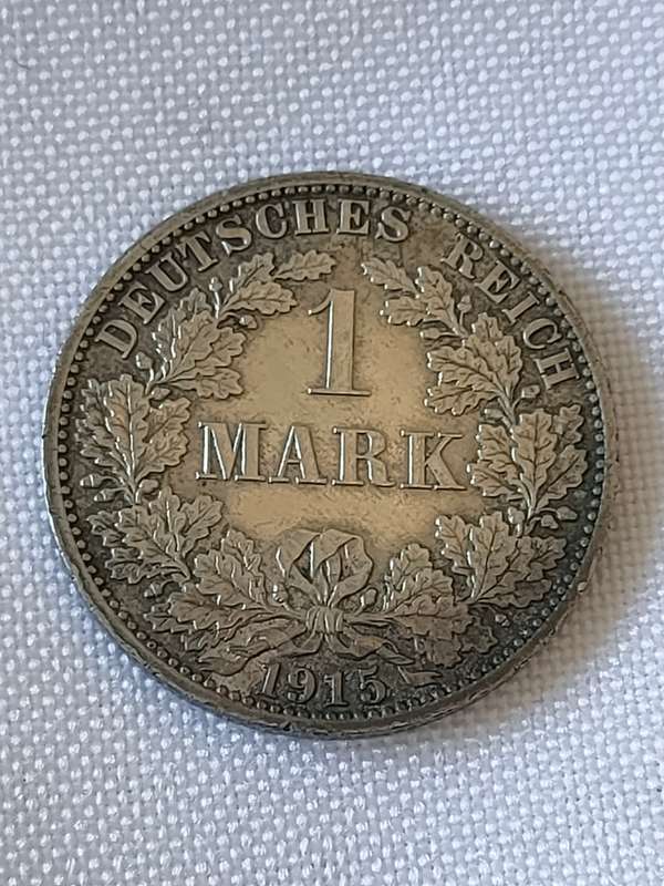 Deutsches Reich 1915: 1 Mark (.900):