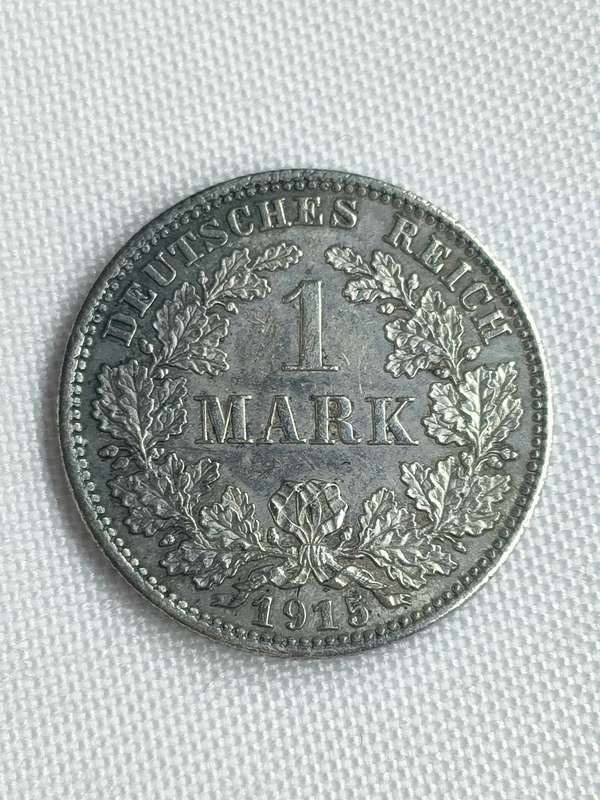 Deutsches Reich 1915: 1 Mark (.900):