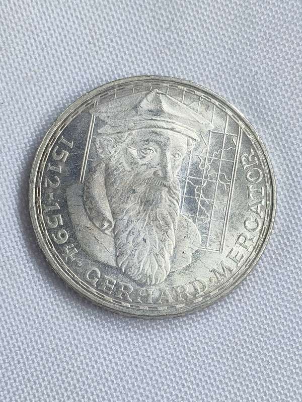 Bundesrepublik Deutschland 1969: 5 Mark (.625): Gerhard Mercator: Non-circulating coin