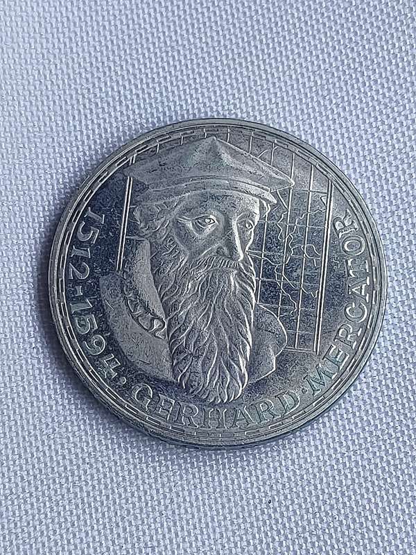 Bundesrepublik Deutschland 1969: 5 Mark (.625): Gerhard Mercator: Non-circulating coin