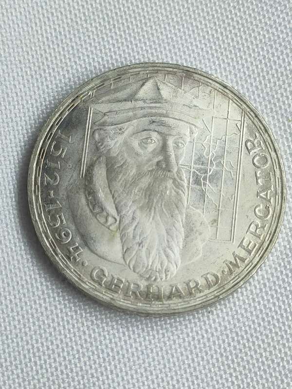 Bundesrepublik Deutschland 1969: 5 Mark (.625): Gerhard Mercator: Non-circulating coin