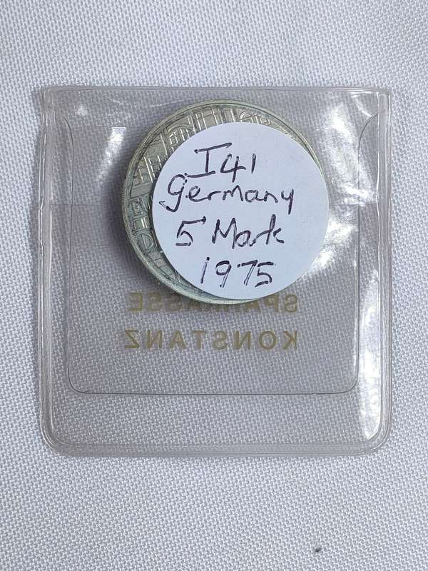 Bundesrepublik Deutschland 1975: 5 Mark (.625): Non-circulating coin