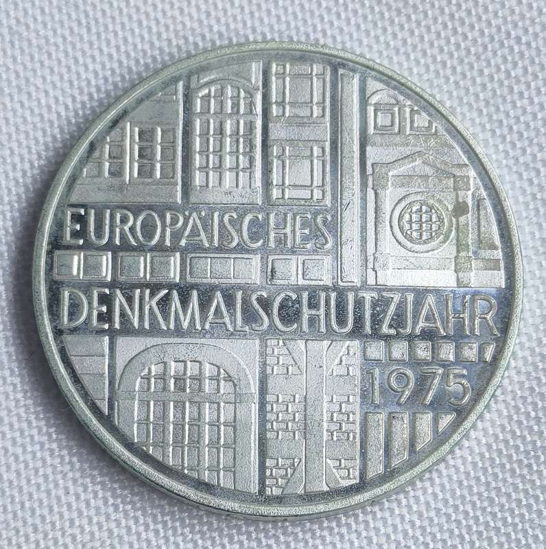Bundesrepublik Deutschland 1975: 5 Mark (.625): Non-circulating coin