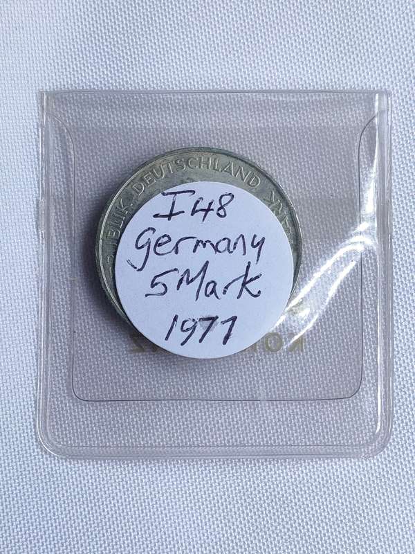 Bundesrepublik Deutschland 1977: 5 Mark (.625): CF Gauss: Non-circulating coin
