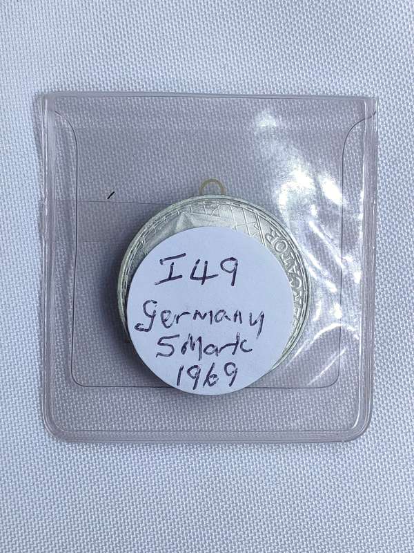 Bundesrepublik Deutschland 1969: 5 Mark (.625): Gerhard Mercator: Non-circulating coin