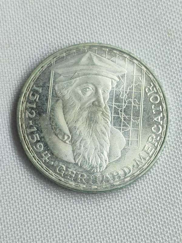 Bundesrepublik Deutschland 1969: 5 Mark (.625): Gerhard Mercator: Non-circulating coin
