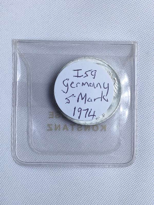 Bundesrepublik Deutschland 1974: 5 Mark (.625): Immanuel Kant: Non-circulating coin