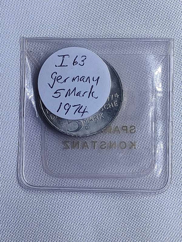 Bundesrepublik Deutschland 1974: 5 Mark (.625): Immanuel Kant: Non-circulating coin