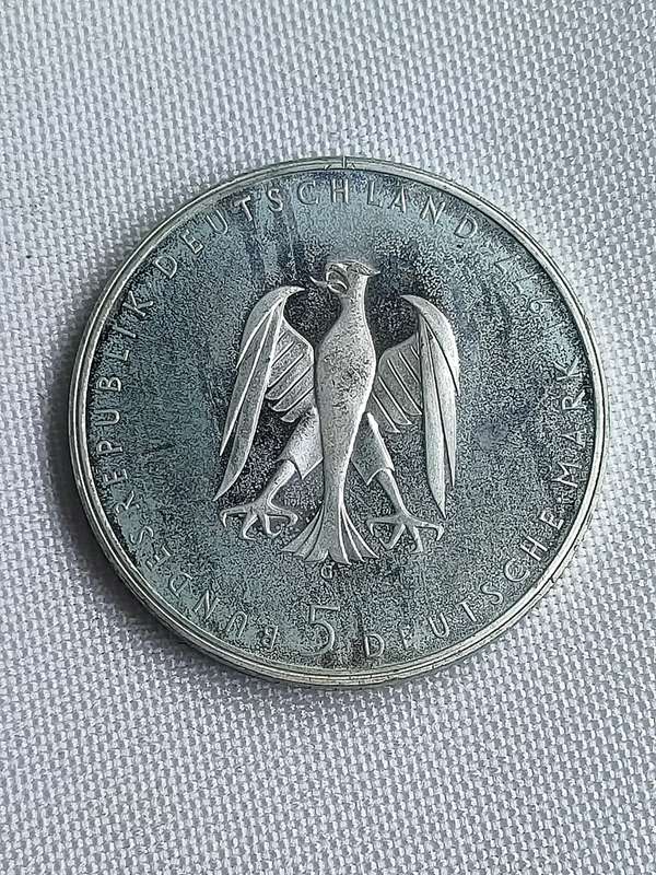 Bundesrepublik Deutschland 1977: 5 Mark (.625): Heinrich von Kleist: Non-circulating coin