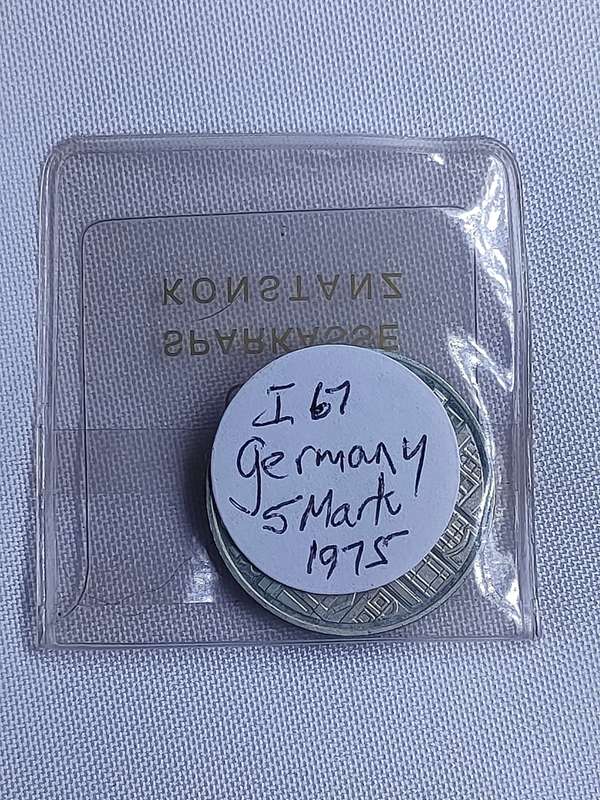 Bundesrepublik Deutschland 1975: 5 Mark (.625):: Non-circulating coin