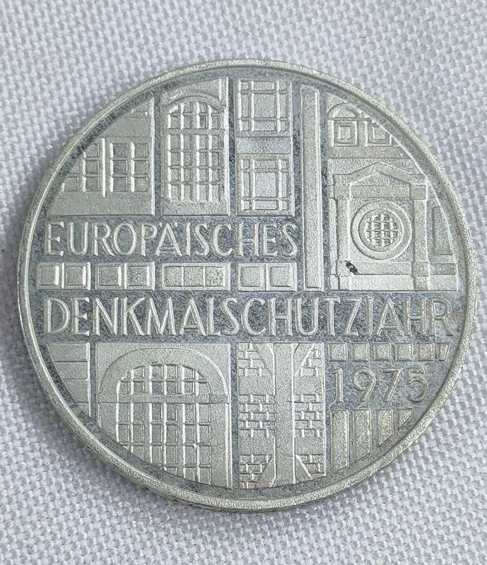 Bundesrepublik Deutschland 1975: 5 Mark (.625): Non-circulating coin