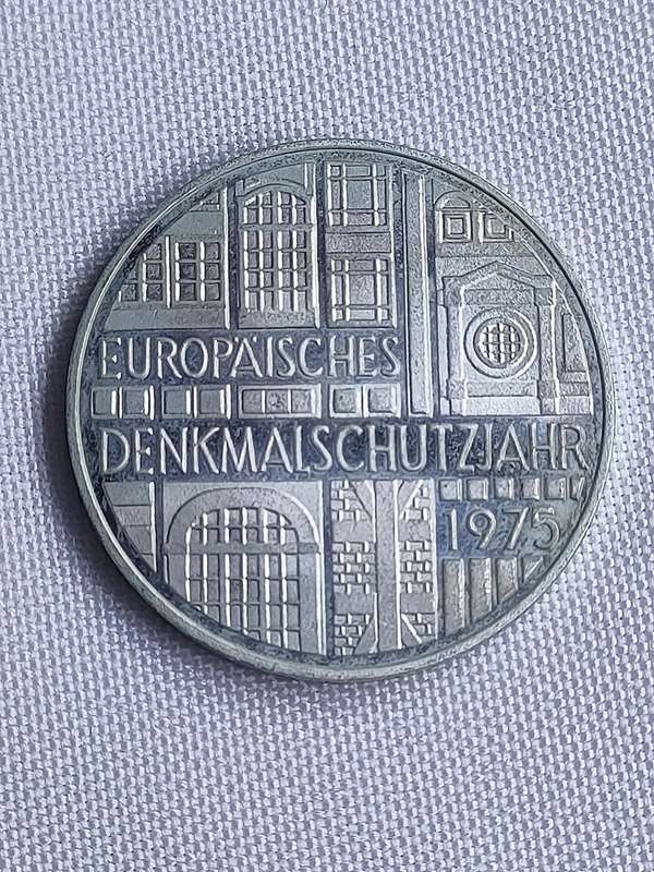 Bundesrepublik Deutschland 1977: 5 Mark (.625): CF Gauss: Non-circulating coin