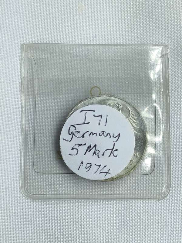 Bundesrepublik Deutschland 1974: 5 Mark (.625): Immanuel Kant: Non-circulating coin