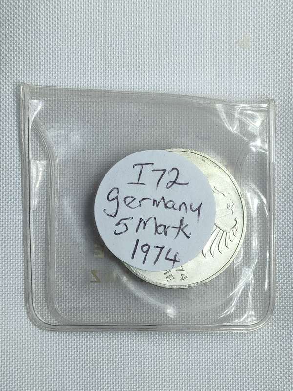 Bundesrepublik Deutschland 1974: 5 Mark (.625): Non-circulating coin
