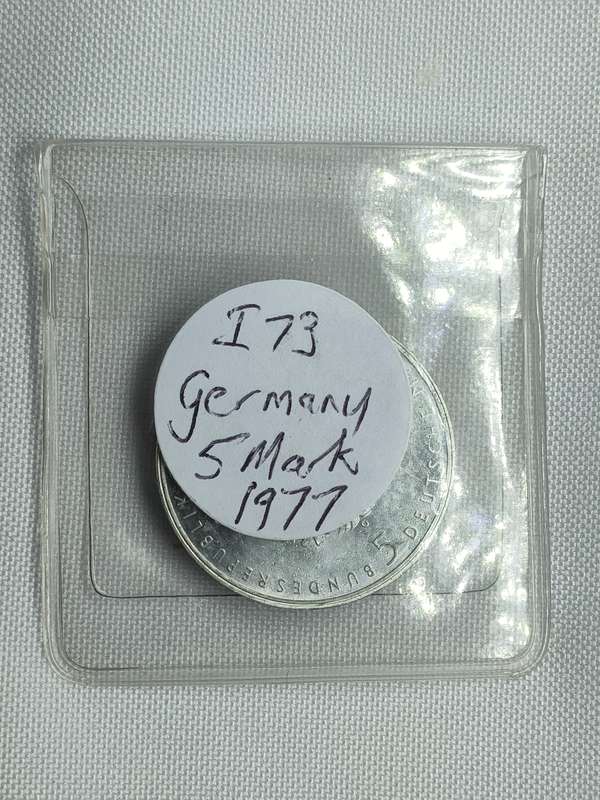 Bundesrepublik Deutschland 1977 : 5 Mark (.625): CF Gauss: Non-circulating coin