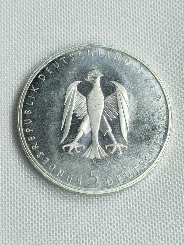 Bundesrepublik Deutschland 1977: 5 Mark (.625): Heinrich von Kleist: Non-circulating coin