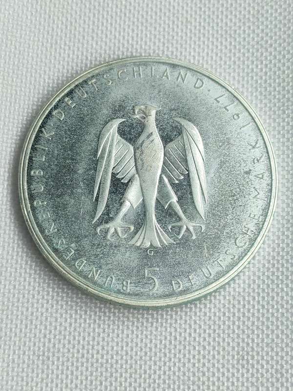 Bundesrepublik Deutschland 1977: 5 Mark (.625): Heinrich von Kleist: Non-circulating coin