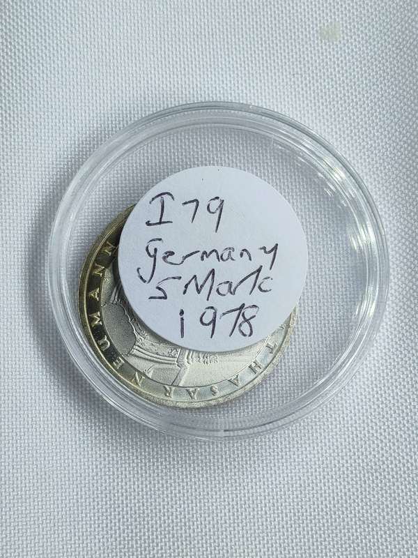 Bundesrepublik Deutschland 1978: 5 Mark (.625): Balthasar Neumann: Non-circulating coin