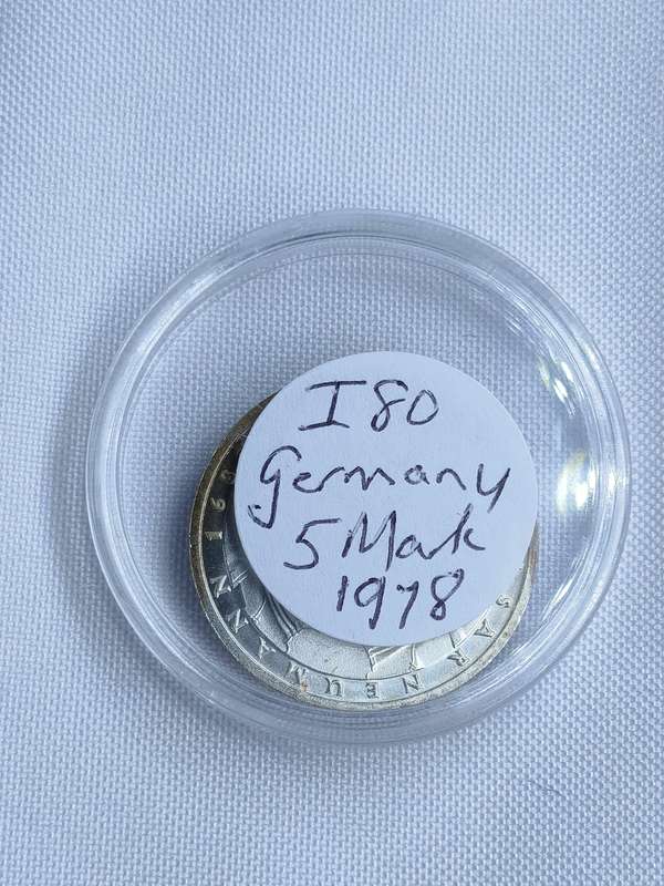 Bundesrepublik Deutschland 1978: 5 Mark (.625): Balthasar Neumann: Non-circulating coin