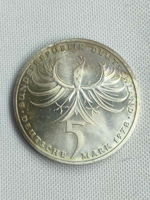 Bundesrepublik Deutschland 1978: 5 Mark (.625): Non-circulating coin
