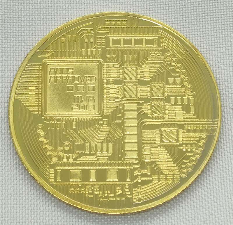 Good quality Bitcoin commemorative medallion- crown size - in capsule