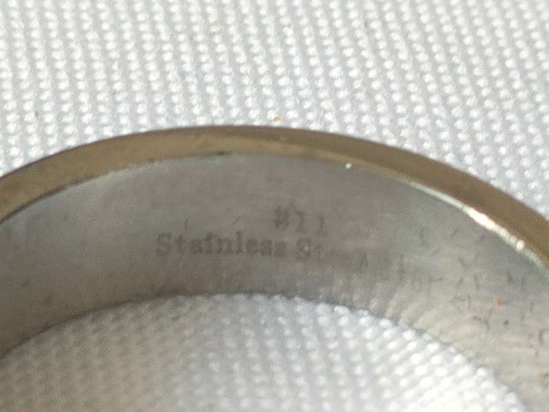 Wedding bands for men - stainless steel - sizes up to US 11